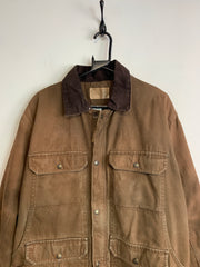 Vintage Brown Workwear Jacket Men's Large