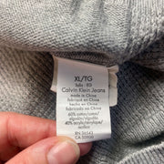 Grey Calvin Klein Sweater Knit Jumper XL