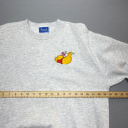 Grey Pooh Sweatshirt Men's Large