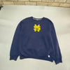 Vintage 90s Navy Russell Athletic Sweatshirt Men's Large