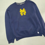 Vintage 90s Navy Russell Athletic Sweatshirt Men's Large