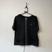 Black Reebok zip up Hoodie Women's Large