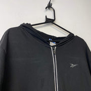 Black Reebok zip up Hoodie Women's Large