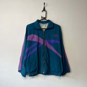 Vintage Blue and Purple Reebok Windbreaker Men's Large