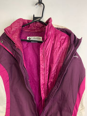 Purple Columbia 3-in-1 Jacket Women's Large