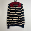 Lauren Ralph Lauren Striped Knit Jumper Sweater Quarter Zip Womens Small