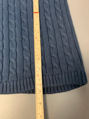 Navy L.L.Bean Cable Knit Sweater Women's Medium