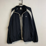 00s Black and White Adidas Windbreaker Men's XL