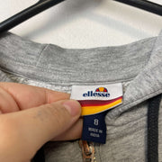 Grey Ellesse zip up Hoodie Women's Medium