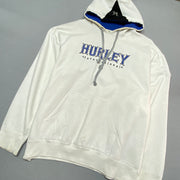 White Hurley Hoodie Men's Large