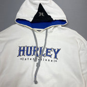 White Hurley Hoodie Men's Large