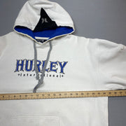 White Hurley Hoodie Men's Large