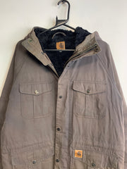 Grey Carhartt Workwear Jacket Men's Medium