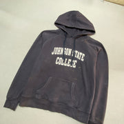 Washed Navy Champion Hoodie Women's Medium