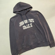 Washed Navy Champion Hoodie Women's Medium