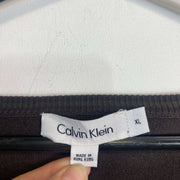 Brown Calvin Klein Knit Sweater XL