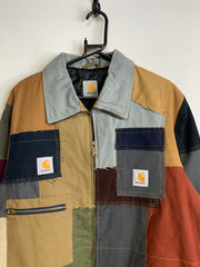 Reworked Multi-colour Carhartt Jacket Men's Large