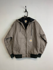 Reworked Grey Carhartt Jacket Men's Medium