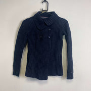 Navy Tommy Hilfiger Collared Knit Jumper Sweater 14 Years Old