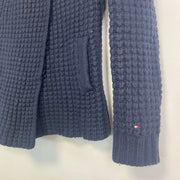 Navy Tommy Hilfiger Collared Knit Jumper Sweater 14 Years Old