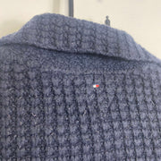 Navy Tommy Hilfiger Collared Knit Jumper Sweater 14 Years Old