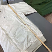 Vintage 90s Cream Nike Fleece Lined Jacket Men's XL