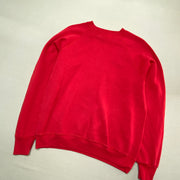 Vintage Red Lee Blank Sweatshirt Men's Large