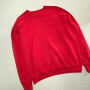 Vintage Red Lee Blank Sweatshirt Men's Large