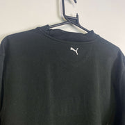 Vintage Black 90s Puma Sweatshirt Medium