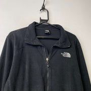 Black North Face Fleece Jacket men's Small