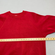 Vintage Red Lee Blank Sweatshirt Men's Large