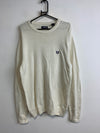 Cream White Chaps Knitwear Sweater Men's Large