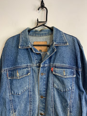 Blue Levi's Denim Jacket Men's Large