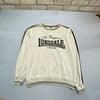 Beige Lonsdale Sweatshirt Men's Large