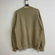 Vintage Beige Russell Athletic Blank Sweatshirt Men's Large