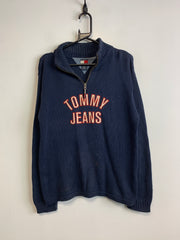 Navy Tommy Hilfiger Sweater Women's Large