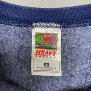 Vintage 90s Navy Fruit of The Loom Sweatshirt Men's Medium