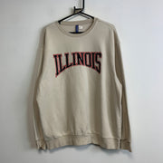 Beige Illinois Sweatshirt Men's Large