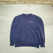 Navy Champion Sweatshirt Men's Medium