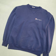 Navy Champion Sweatshirt Men's Medium