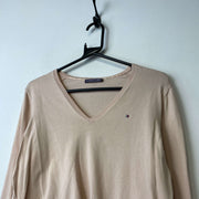 Beige Tommy Hilfiger Jumper Women's Medium