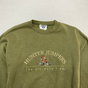 Vintage Green Lee Sweatshirt Men's Medium