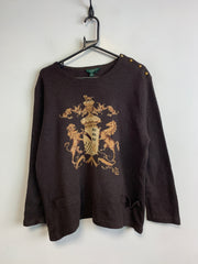 Brown Ralph Lauren Sweater Women's XXXL