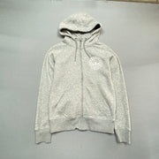 Grey Adidas zip up Hoodie Women's Medium