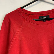 Red Obey Sweatshirt Women's XL