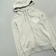 Grey Adidas zip up Hoodie Women's Medium