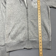 Grey Adidas zip up Hoodie Women's Medium