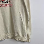 Cream Fila Sweatshirt Women's Large