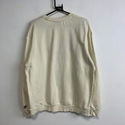 Cream Fila Sweatshirt Women's Large