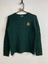 Green Ralph Lauren Cable Knit Sweater Men's S/M